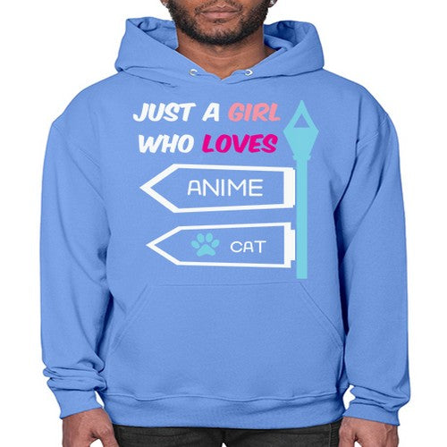 Just A Girl Who Loves Anime 264# - anime- Hoodie