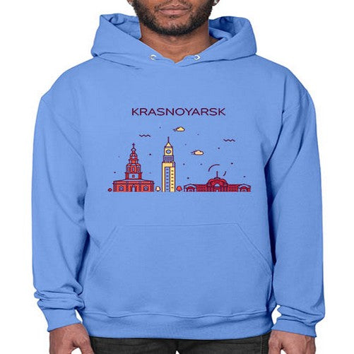 Krasnoyarsk 1087# - cities- Hoodie
