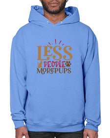 Less People More Pups Style 18# - cats- Hoodie