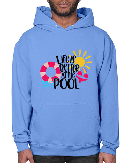 Life Is Better At The Pool Style 33# - summer- Hoodie