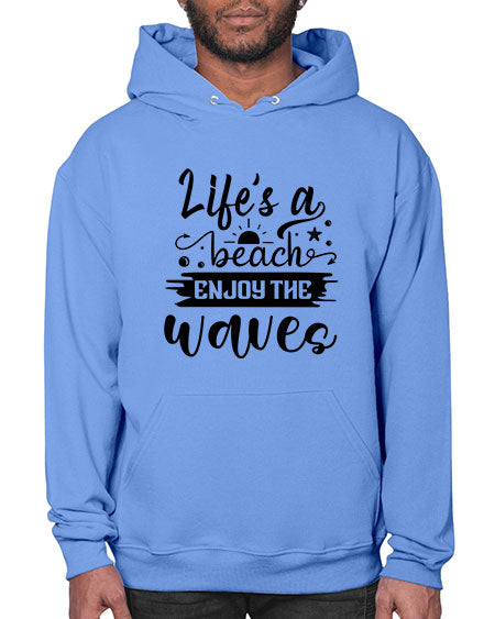 Lifes a beach enjoy the waves 01# - summer- Hoodie