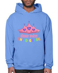 Little Miss third Grade 489# - third grade- Hoodie