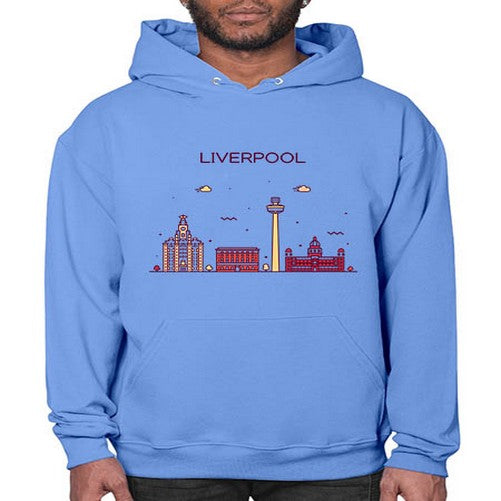 Liverpool 1153# - cities- Hoodie