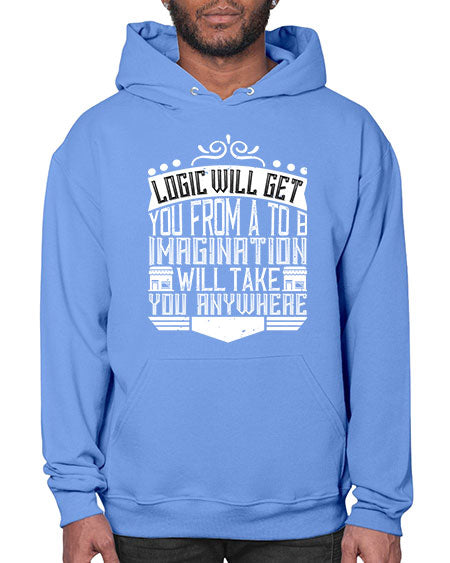 Logic will get you from A to B Imagination will take you anywhere Style 278# - architect- Hoodie