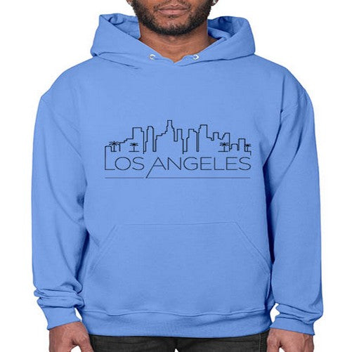 Los Angeles Minimal Skyline 1161# - cities- Hoodie