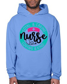 Loyal Caring Nurse Loving Kind Style Style 1078# - nurse- Hoodie