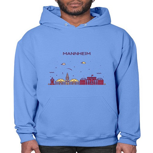 Mannheim 1237# - cities- Hoodie
