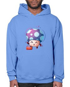 Mushroom 192# - cartoon food- Hoodie