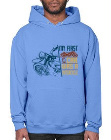 My first car was a motorcycle 47# - motorcycle- Hoodie