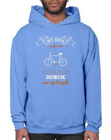 My own preferred fitness regime is to use my bicycle 2# - bicycle- Hoodie