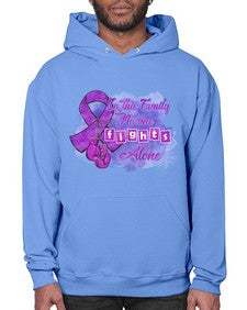 No One Figh Alone AlzheimerS Awareness 200# - alzheimers- Hoodie