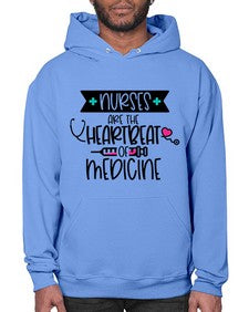 Nurses Are The Heartbeat Of Medicine Style Style 1231# - nurse- Hoodie
