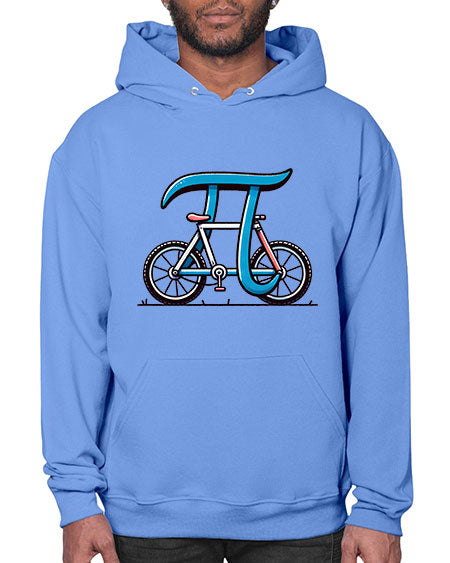 Pi Bicycle Sublimation Design 33# - pi- Hoodie