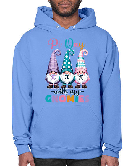 Pi Day Gnomies Funny Teacher 18# - pi- Hoodie