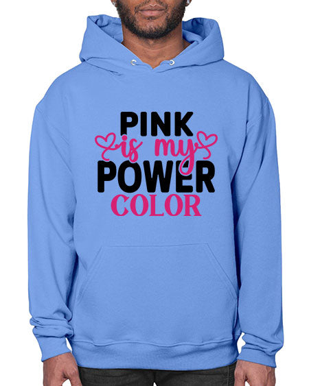 Pink is My Power Color 11# - breast cancer- Hoodie