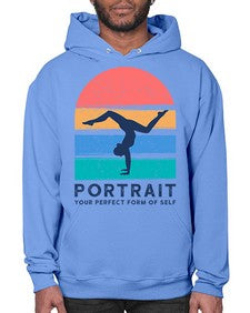 Portrait Your Perfect Form of Self 492# - yoga- Hoodie