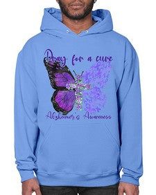 Pray For A Cure AlzheimerS Awareness 208# - alzheimers- Hoodie