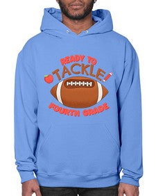 Ready to tackle fourth Grade 743# - fourth grade- Hoodie