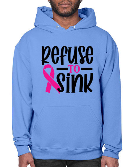 Refuse to Sink 9# - breast cancer- Hoodie