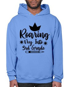 Roaring My Into third Grade 766# - third grade- Hoodie