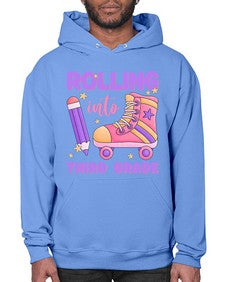 Rolling into third Grade 790# - third grade- Hoodie