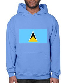 Saint Lucia 1765# - world flags- Hoodie