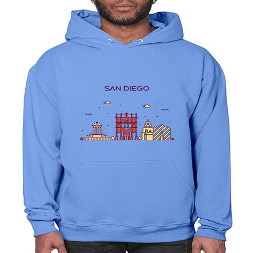 SanDiego 1787# - cities- Hoodie