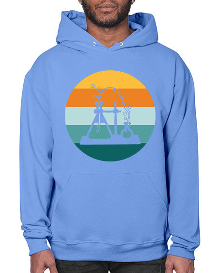 ScientistRetroSunsetScientistSkinite Scientist Skinite 39# - general science- Hoodie