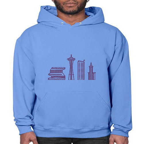 Seattle 1808# - cities- Hoodie
