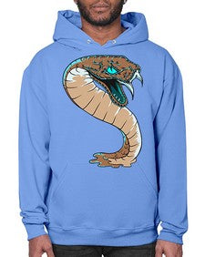Snake 209# - cartoon animals- Hoodie