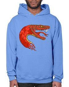 Snake 223# - cartoon animals- Hoodie