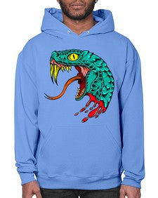 Snake 227# - cartoon animals- Hoodie