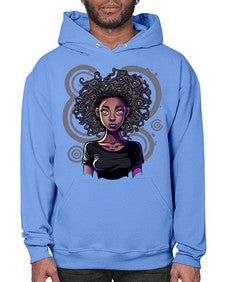 Sparkling Black Girl Design 14# - black girls or women- Hoodie