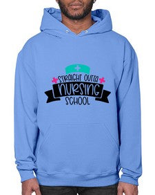 Straight Outta Nursing School Style Style 1425# - nurse- Hoodie