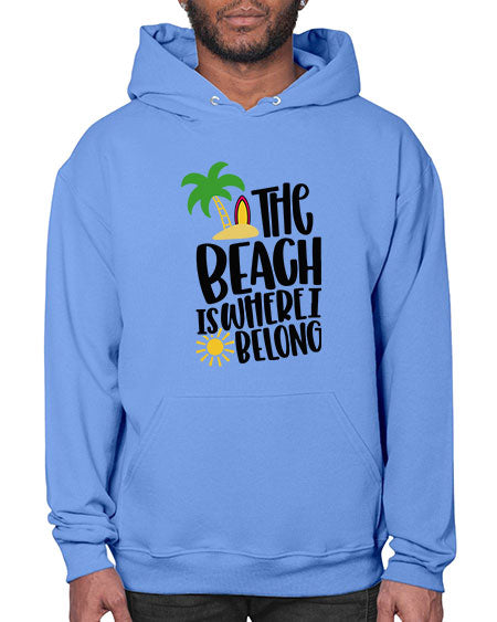 The Beach Is Where I Belong Style 11# - summer- Hoodie