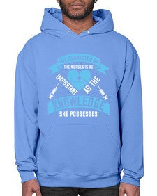 The character of the Nurses is as important as the knowledge she possesses Style 1507# - nurse- Hoodie