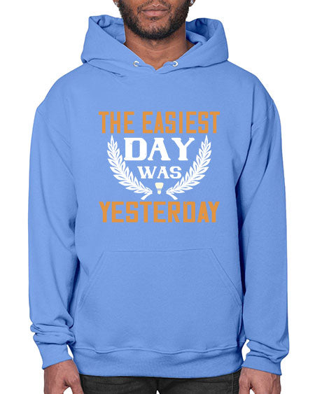 The easiest day was yesterday 1834# - badminton- Hoodie
