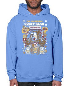 The incredible bear 251# - cartoon animals- Hoodie