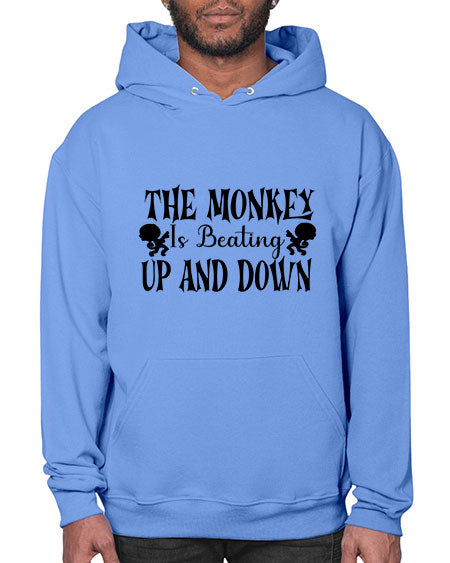 The monkey is beating up  - monkey- Hoodie