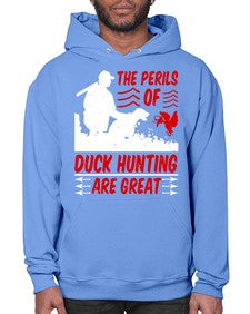 The perils of duck hunting are great Style 14# - ducks- Hoodie