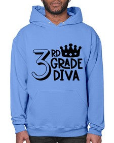 Third Grade Diva 953# - third grade- Hoodie