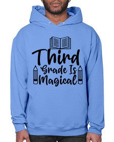 Third Grade Is Magical 961# - third grade- Hoodie