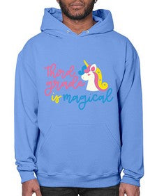 Third Grade Is Magical 963# - third grade- Hoodie