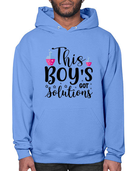 This Boy s Got Solutions 20# - general science- Hoodie