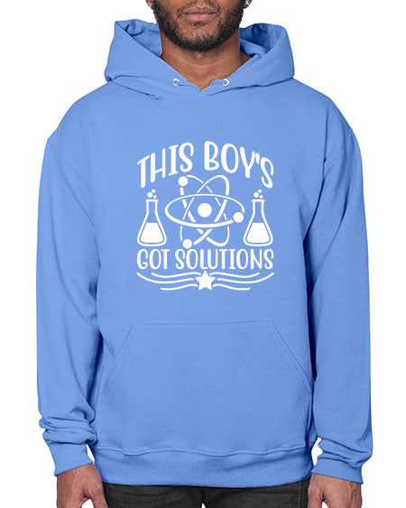 This Boy s Got Solutions 21# - general science- Hoodie