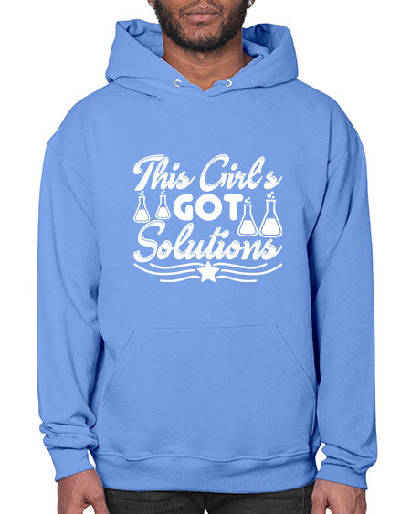 This Girl s Got Solutions 18# - general science- Hoodie
