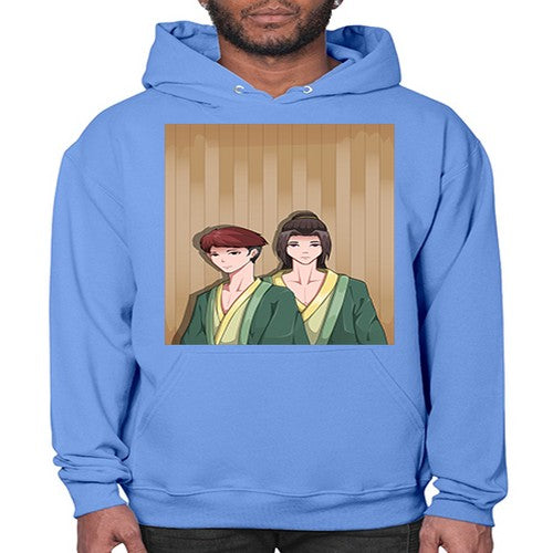 Two man in a hot spring 18# - anime- Hoodie