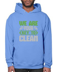 We are your key to clean Style 464# - cleaner- Hoodie