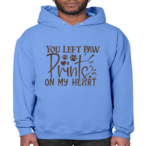 You Left Paw Prints On My Heart Style 53# - dogs- Hoodie