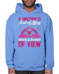 a unicorn is just a horse with a point of view 3# - unicorn- Hoodie